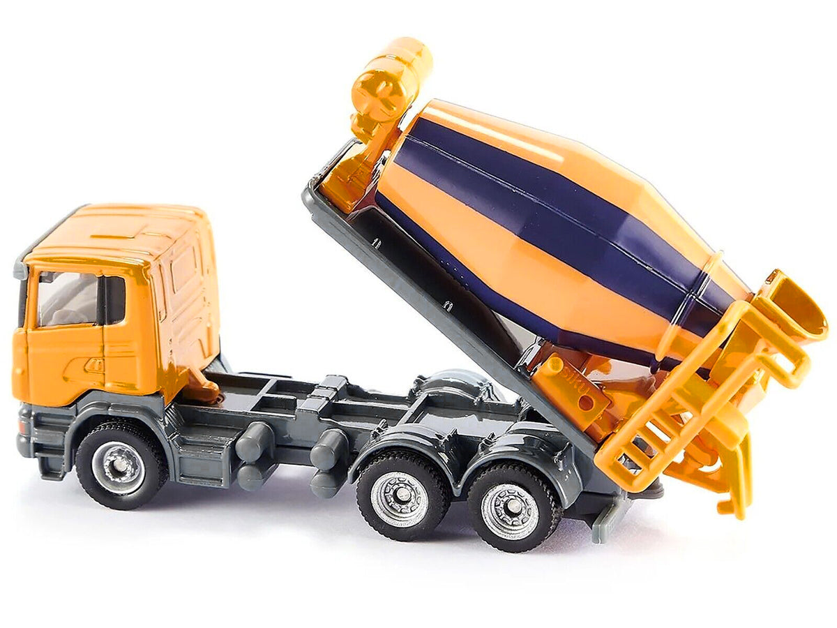 Scania Mixer Truck Yellow 1/87 (HO) Diecast by Siku