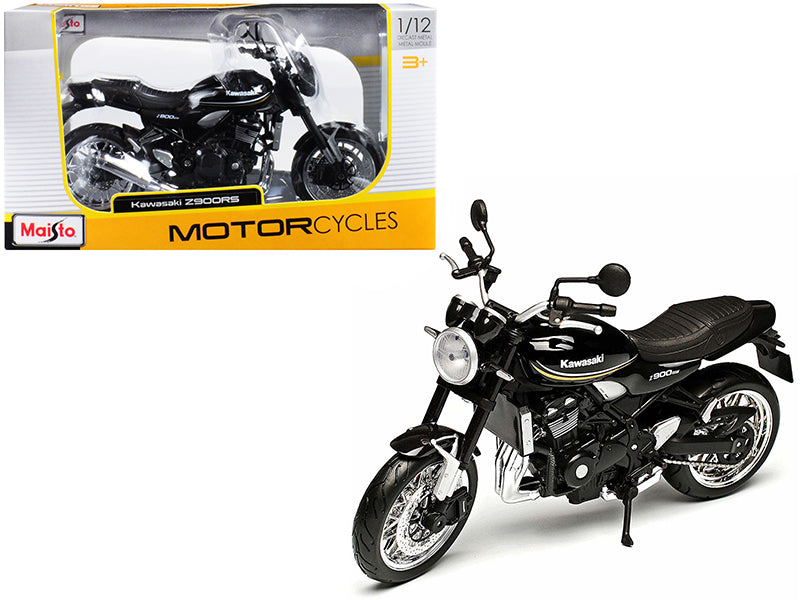 Kawasaki Z900RS Black 1/12 Diecast Motorcycle Model - Maisto