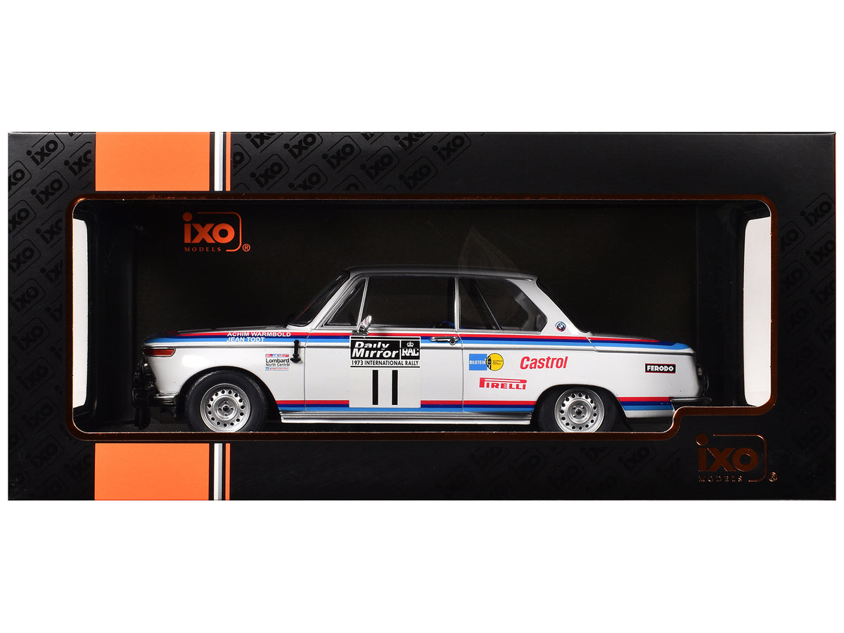 BMW 2002 #11 Achim Warmbold - Jean Todt "RAC Rally" (1973) 1/18 Diecast