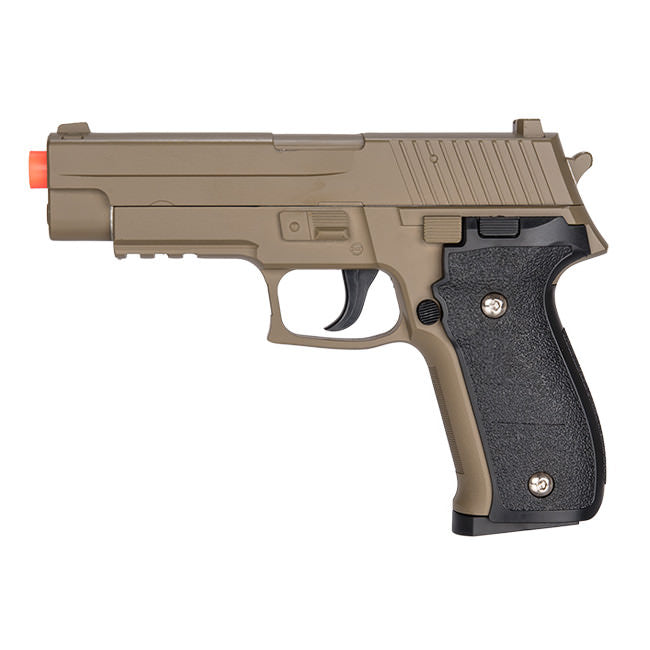 G26D Airsoft Metal 226 Spring Pistol - DARK EARTH Shoots 280 FPS
