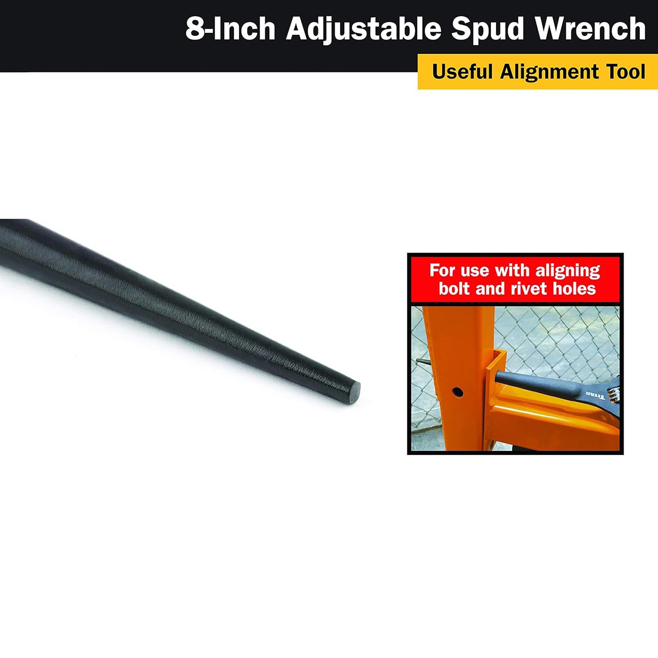 Titan Tool 8 in Adjustable Construction Wrench