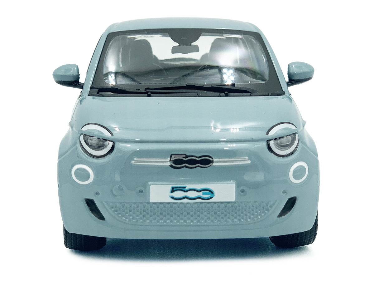 2023 Fiat 500e Light Blue 1/24 Diecast Model Car - Bburago
