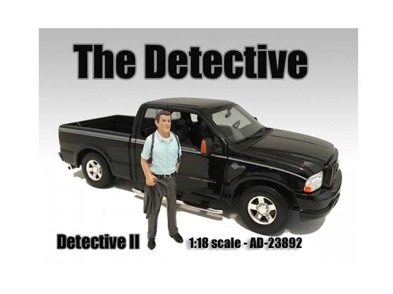 "The Detective #2" Figure For 1:18 Scale Models by American Diorama <h2>"The Diorama</h2> <p>High-quality diecast model car perfect collectors and enthusiasts. Features detailed interior exterior craf