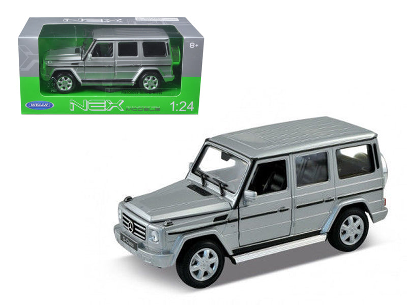 Mercedes Benz G Class Wagon Silver 1/24-1/27 Diecast by Welly