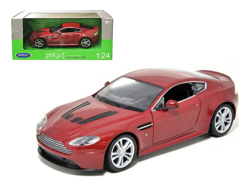 2010 Aston Martin V12 Vantage Red 1/24 Diecast by Welly