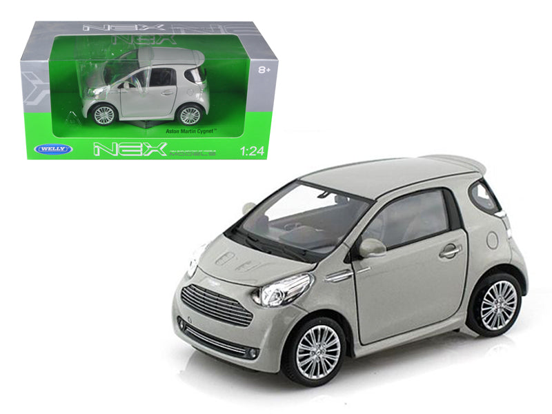 Aston Martin Cygnet Silver 1/24 Diecast by Welly