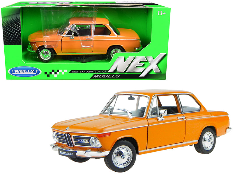 BMW 2002ti Orange 1/24 Diecast by Welly