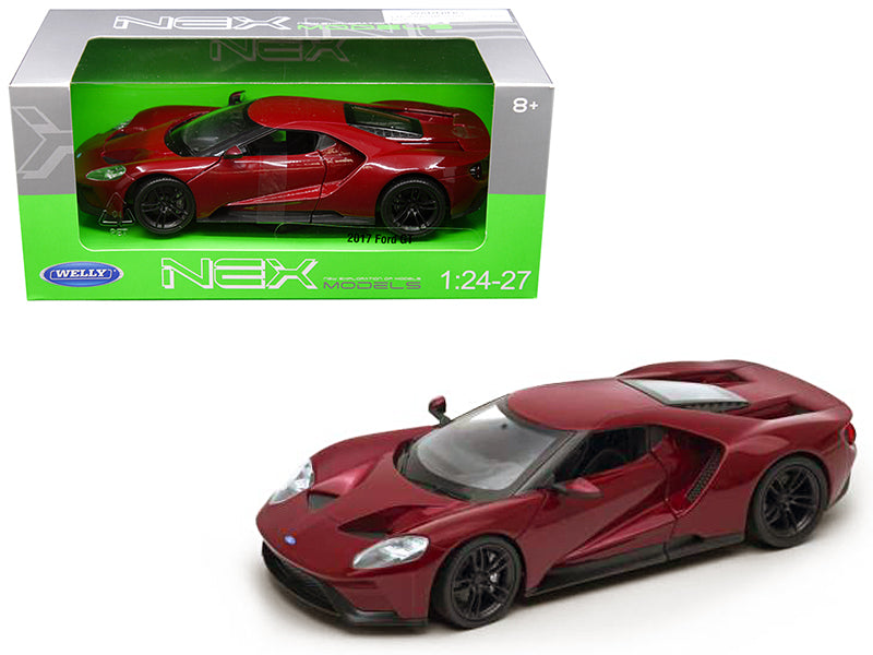 2017 Ford GT Red 1/24 - 1/27 Diecast by Welly