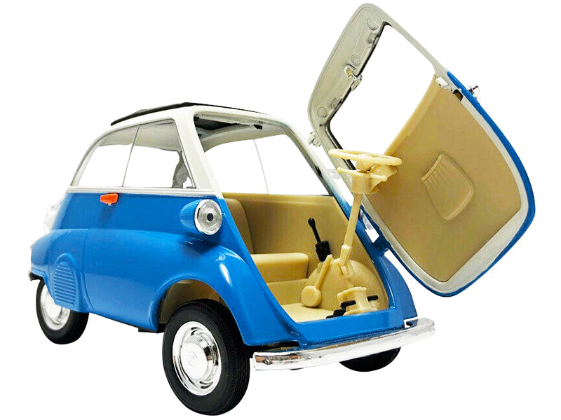 BMW Isetta Blue & White "NEX Models" 1/18 Diecast by Welly