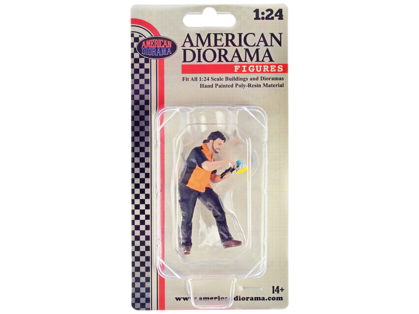 "Detail Masters" Figure 4 (Buff & Wax) for 1/24 Scale Models by American Diorama <h2>"Detail Diorama</h2> <p>High-quality diecast model car perfect collectors and enthusiasts. Features detailed interi