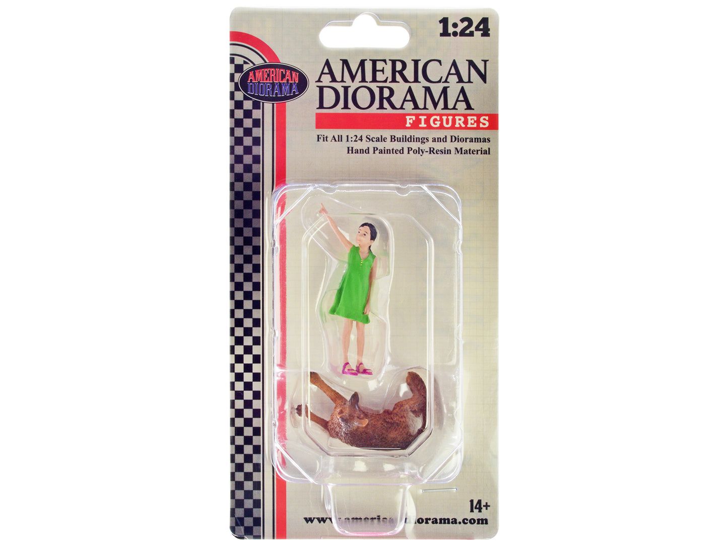 "Figure24 Series 1" Figure 703 Set of 2 pieces for 1/24 Scale Models by American Diorama <h2>"Figure24 Diorama</h2> <p>High-quality diecast model car perfect collectors and enthusiasts. Features detai