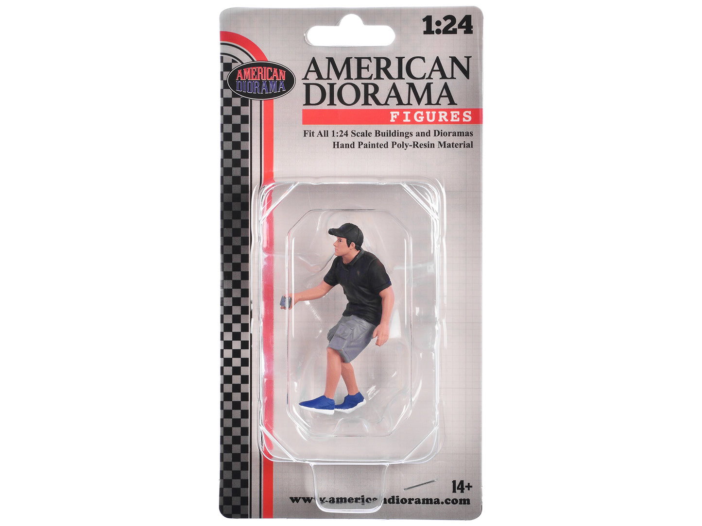 "Figure24 Series 2" Figure 4 for 1/24 Scale Models by American Diorama <h2>"Figure24 Diorama</h2> <p>High-quality diecast model car perfect collectors and enthusiasts. Features detailed interior exter