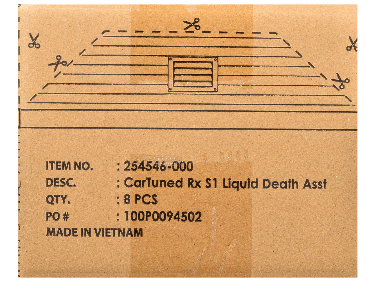 "Liquid Death" 2026 Series 1 Set of 8 pcs Diecast Cars by CarTuned
