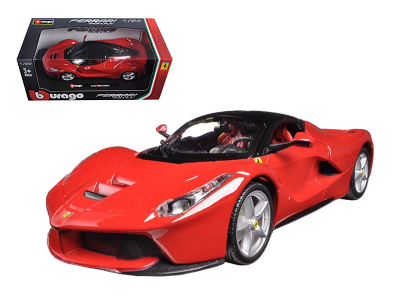 Ferrari LaFerrari F70 Red with Black Top 1/24 Diecast Model Car - Bburago