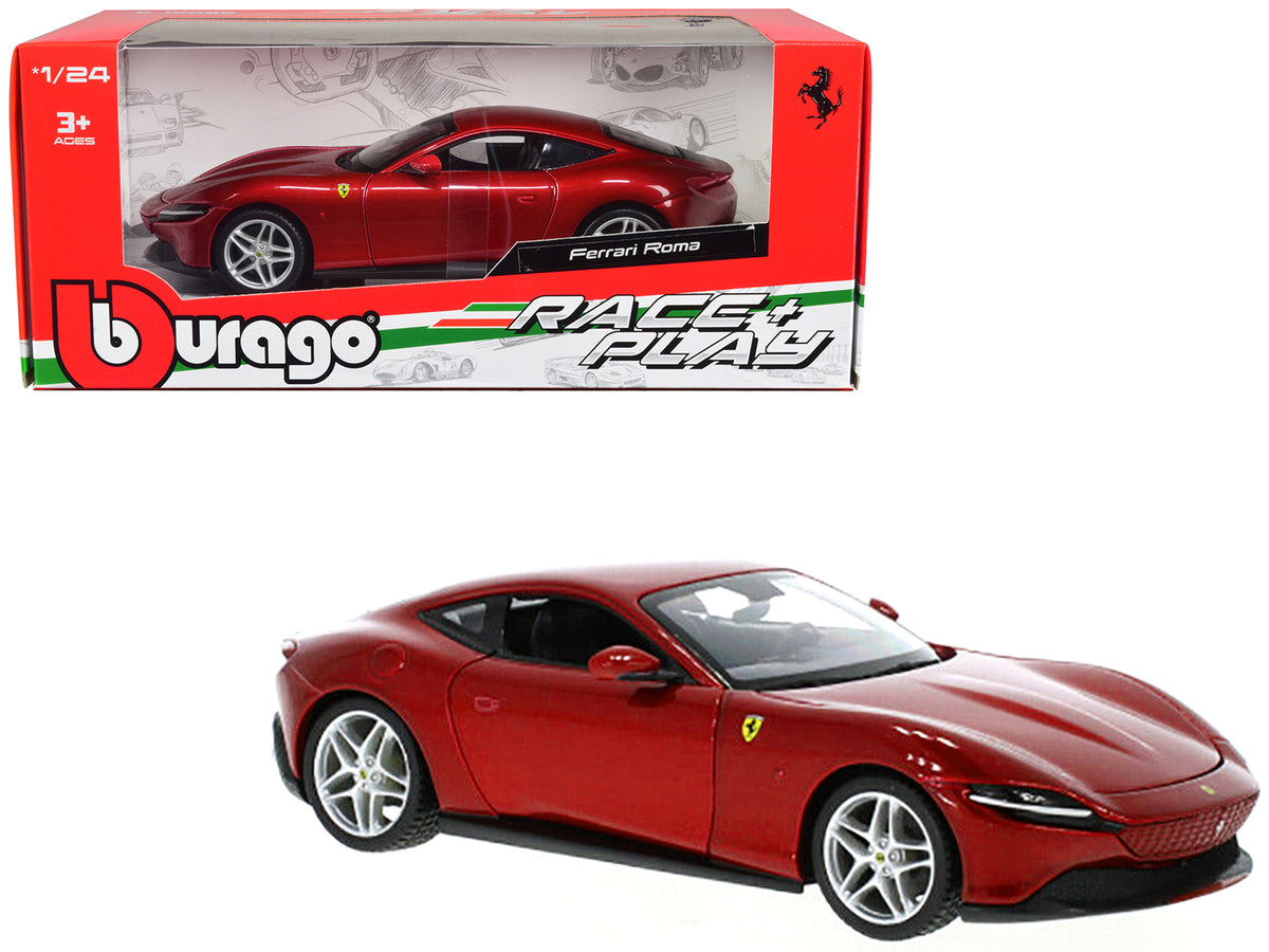 Ferrari Roma Red Metallic 1/24 Diecast Model Car - Bburago