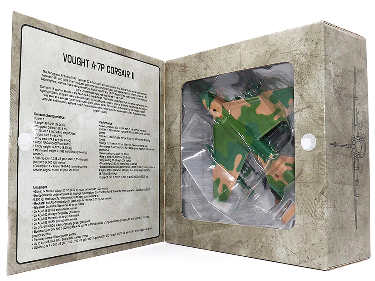 Vought A-7P Corsair II Attack Aircraft "Portugal" 1/72 Diecast