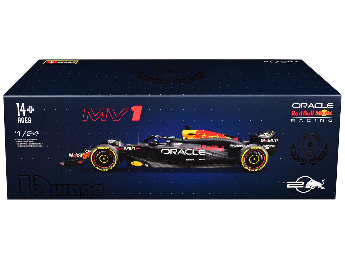 Red Bull Racing RB20 #1 Max Verstappen Winner 1/24 Diecast Model Car - Bburago