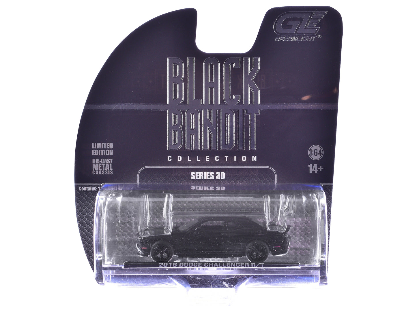 GreenLight 2016 Dodge Challenger R/T Hemi Black "Black Bandit" Series 30 1/64 Diecast Model Car by <h2>2016 Greenlight</h2> <p>High-quality perfect for collectors and enthusiasts. Features detailed in