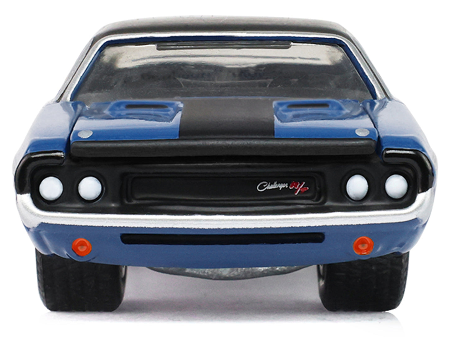 1970 Dodge Challenger Blue with Black Top "America 250 Edition" "Anniversary Collection" Series 18 1/64 Diecast Model Car by Greenlight