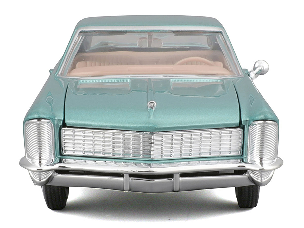 1965 Buick Riviera Gran Sport Light Blue Metallic 1/26 Diecast Model Car