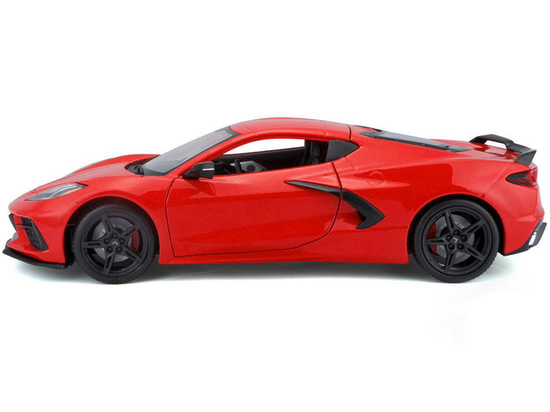 2020 Chevrolet Corvette Stingray C8 Red 1/18 Diecast Model Car - Maisto