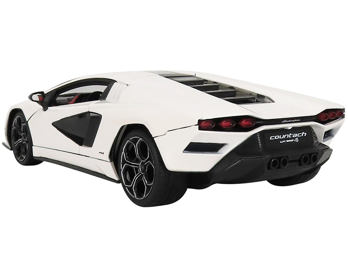 Lamborghini Countach LPI 800-4 White Black 1/18 Diecast Model Car - Maisto