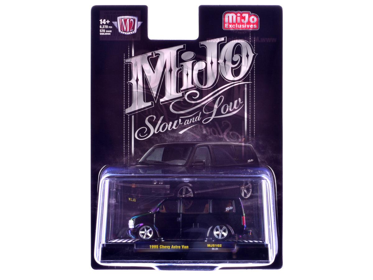 1995 Chevrolet Astro Van Black 1/64 Diecast Model - M2