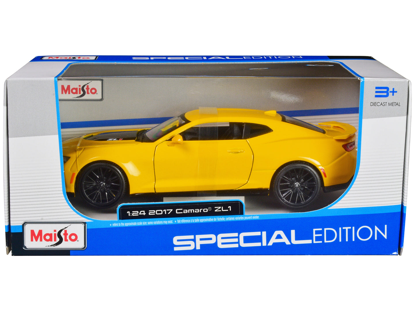 Maisto 2017 Chevrolet Camaro ZL1 Yellow Metallic "Special Edition" 1/24 Diecast Model Car by <h2>2017 Maisto</h2> <p>High-quality perfect for collectors and enthusiasts. Features detailed interior ext