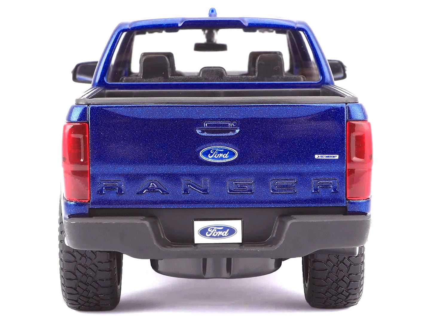 2019 Ford Ranger Lariat Sport Pickup Truck Dark Blue Metallic 1/27 Diecast Model Car by Maisto
