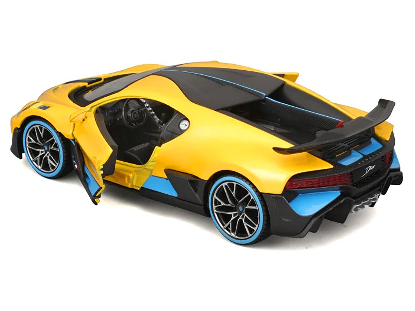 Maisto Bugatti Divo Yellow Metallic with Carbon and Blue Accents "Special Edition" 1/24 Diecast Model Car by <h2>Bugatti Maisto</h2> <p>High-quality perfect for collectors enthusiasts. Features detail