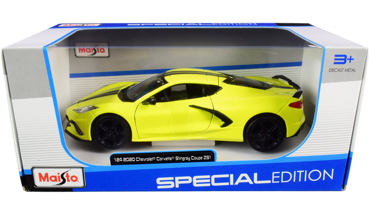2020 Chevrolet Corvette Stingray Z51 Coupe 1/24 Diecast Model Car - Maisto