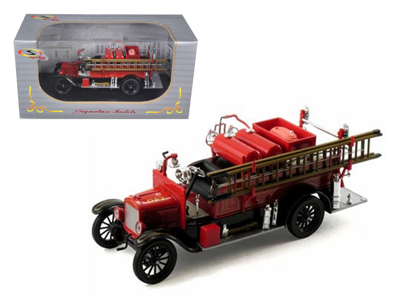 1926 Ford Model T Fire Engine Red & Black 1/32 Diecast by Signature Models