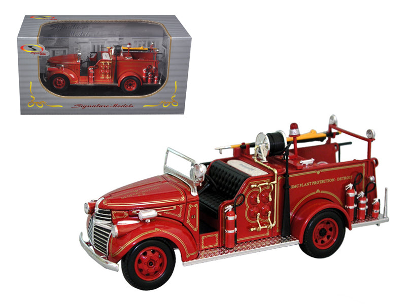 1941 GMC Fire Engine Truck Red 1/32 Diecast by Signature Models