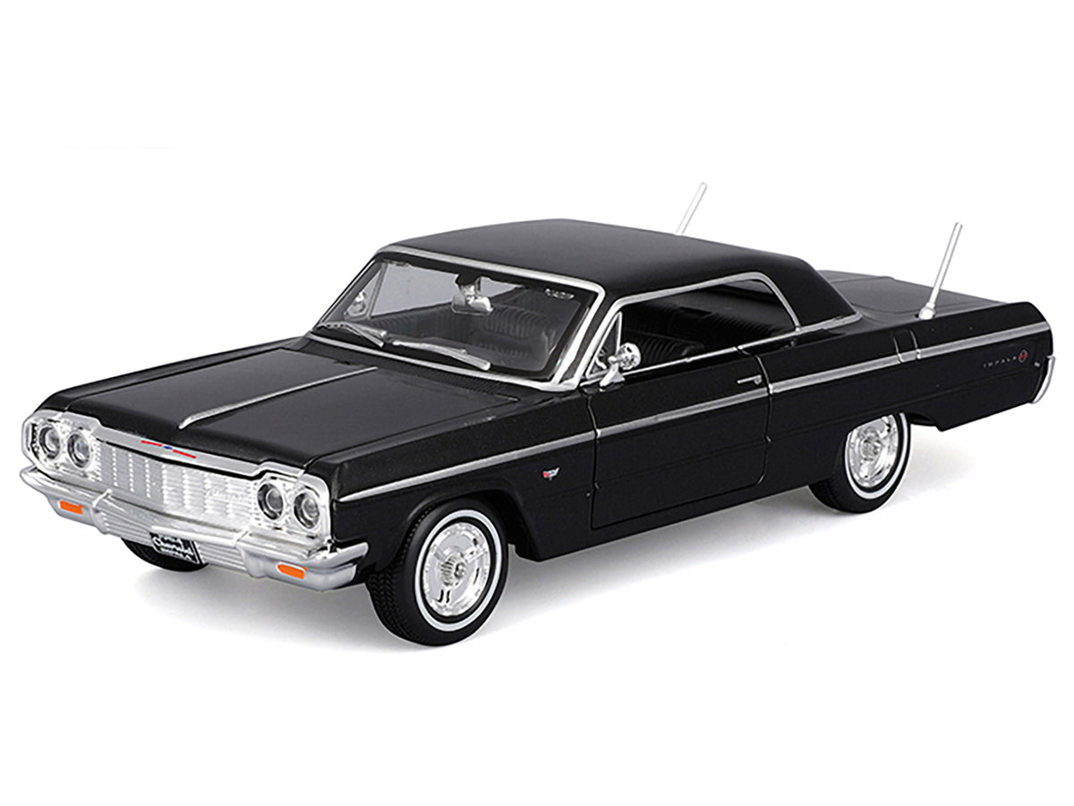 1964 Chevrolet Impala SS Black 1/26 Diecast Model Car - Maisto