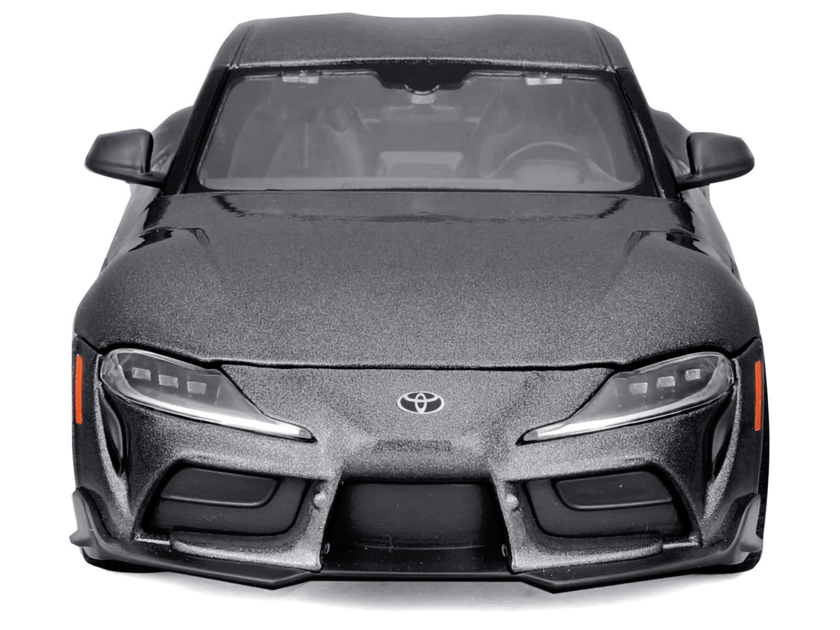 Toyota GR Supra Gray Metallic 1/24 Diecast Model Car - Maisto