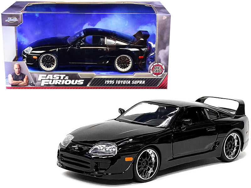 1995 Toyota Supra Black "Fast & Furious" Movie 1/24 Diecast Model Car by Jada <h2>1995 Jada</h2> <p>High-quality perfect for collectors and enthusiasts. Features detailed interior exterior craftsmansh