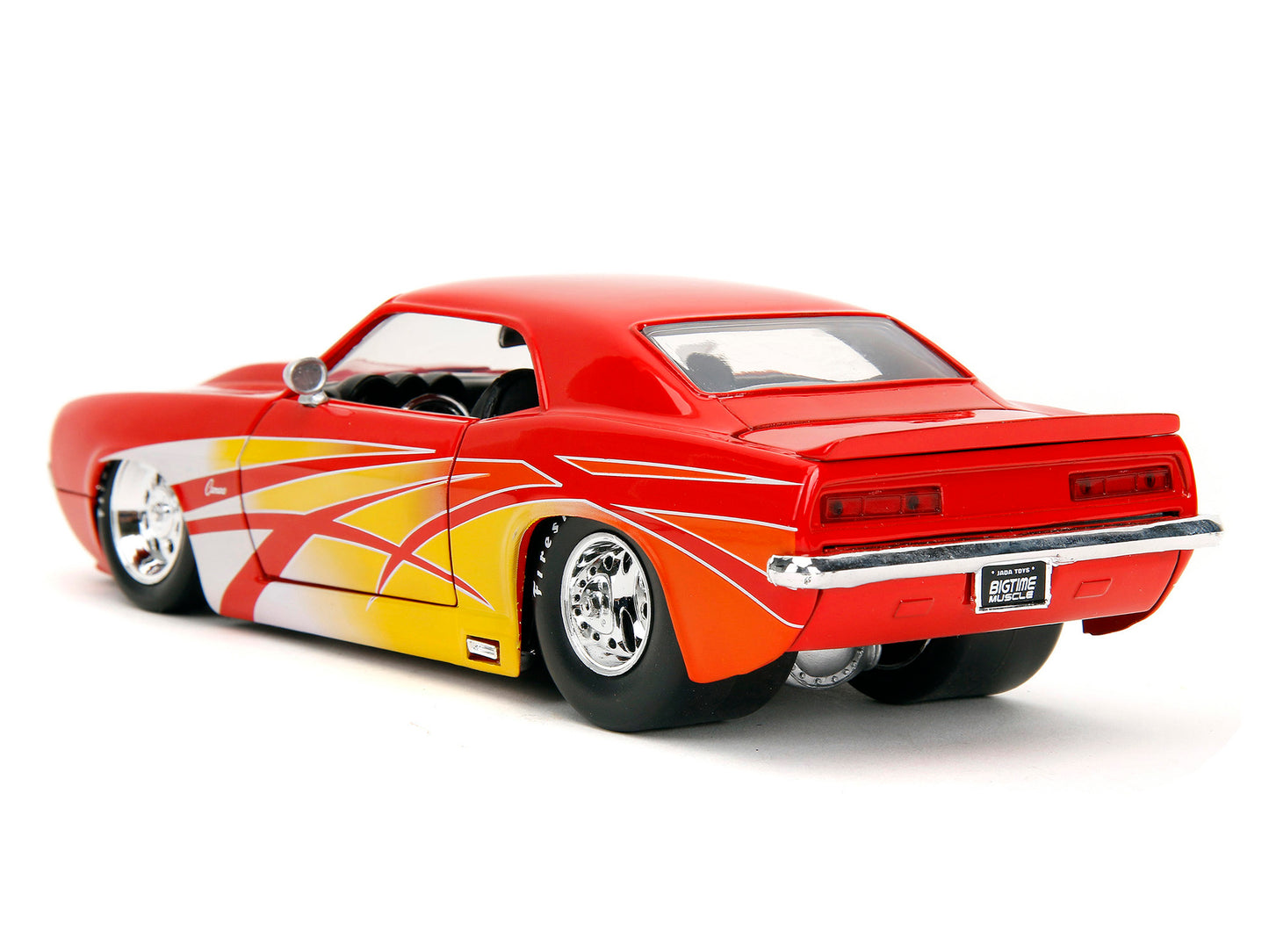 1969 Chevrolet Camaro Red with Graphics "BigTime Muscle" Series 1/24 Diecast Model Car by Jada <h2>1969 Jada</h2> <p>High-quality perfect for collectors and enthusiasts. Features detailed interior ext