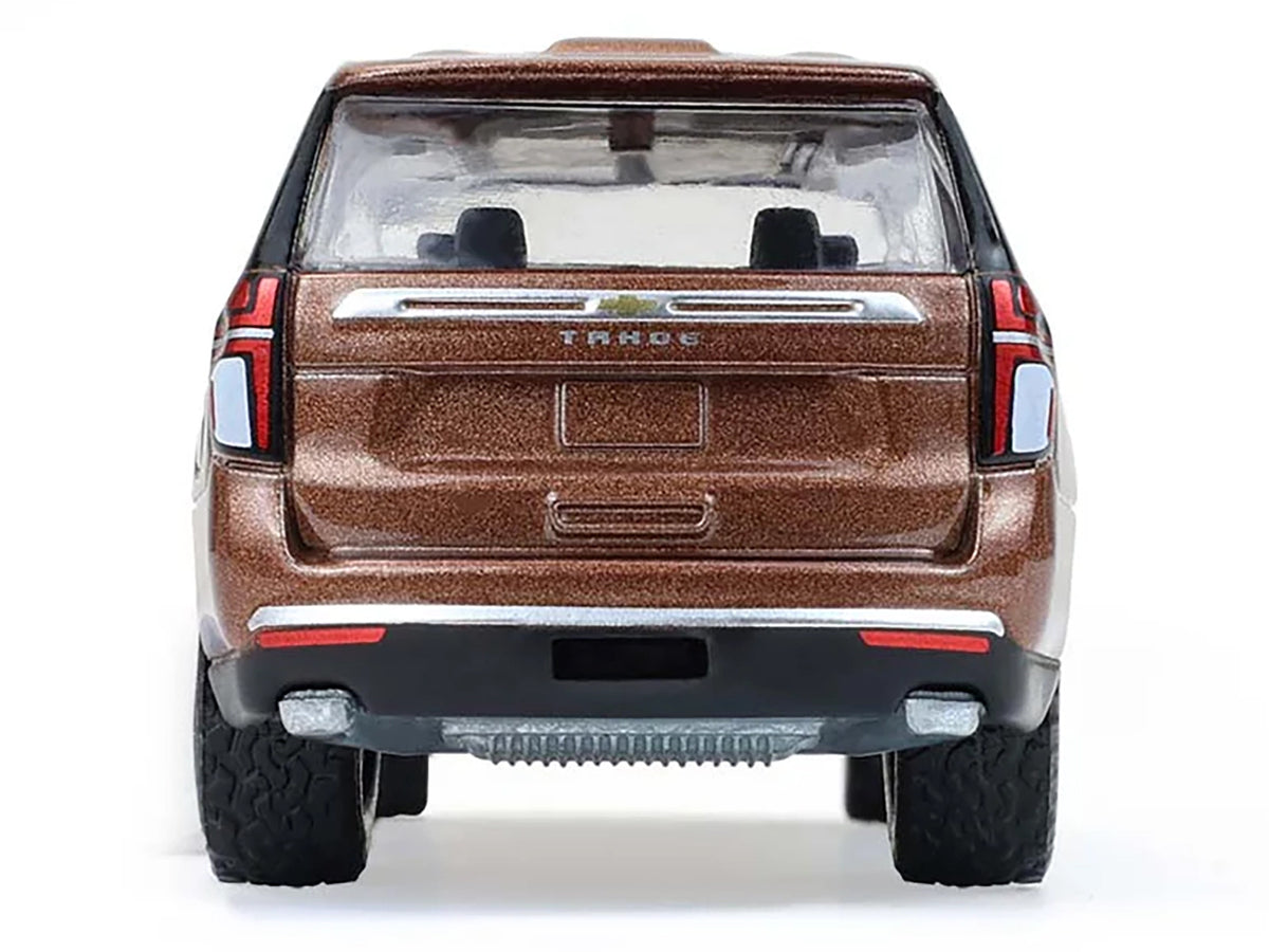 2022 Chevrolet Tahoe Auburn Metallic "Blue Collar Collection" Series 14 1/64 Diecast Model Car by Greenlight