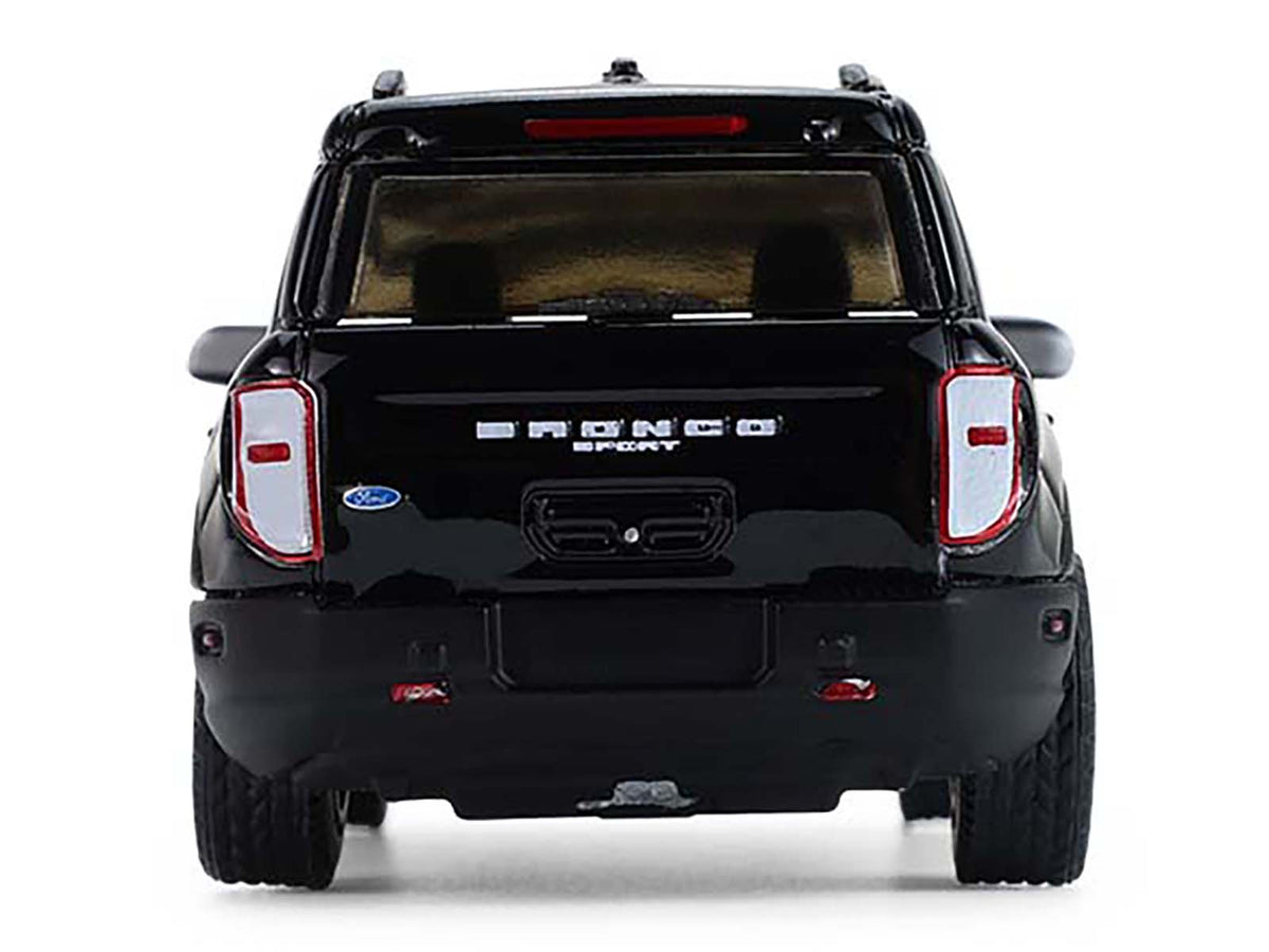 2022 Ford Bronco Sport Badlands Black 17 1/64 Diecast Model Car - Greenlight