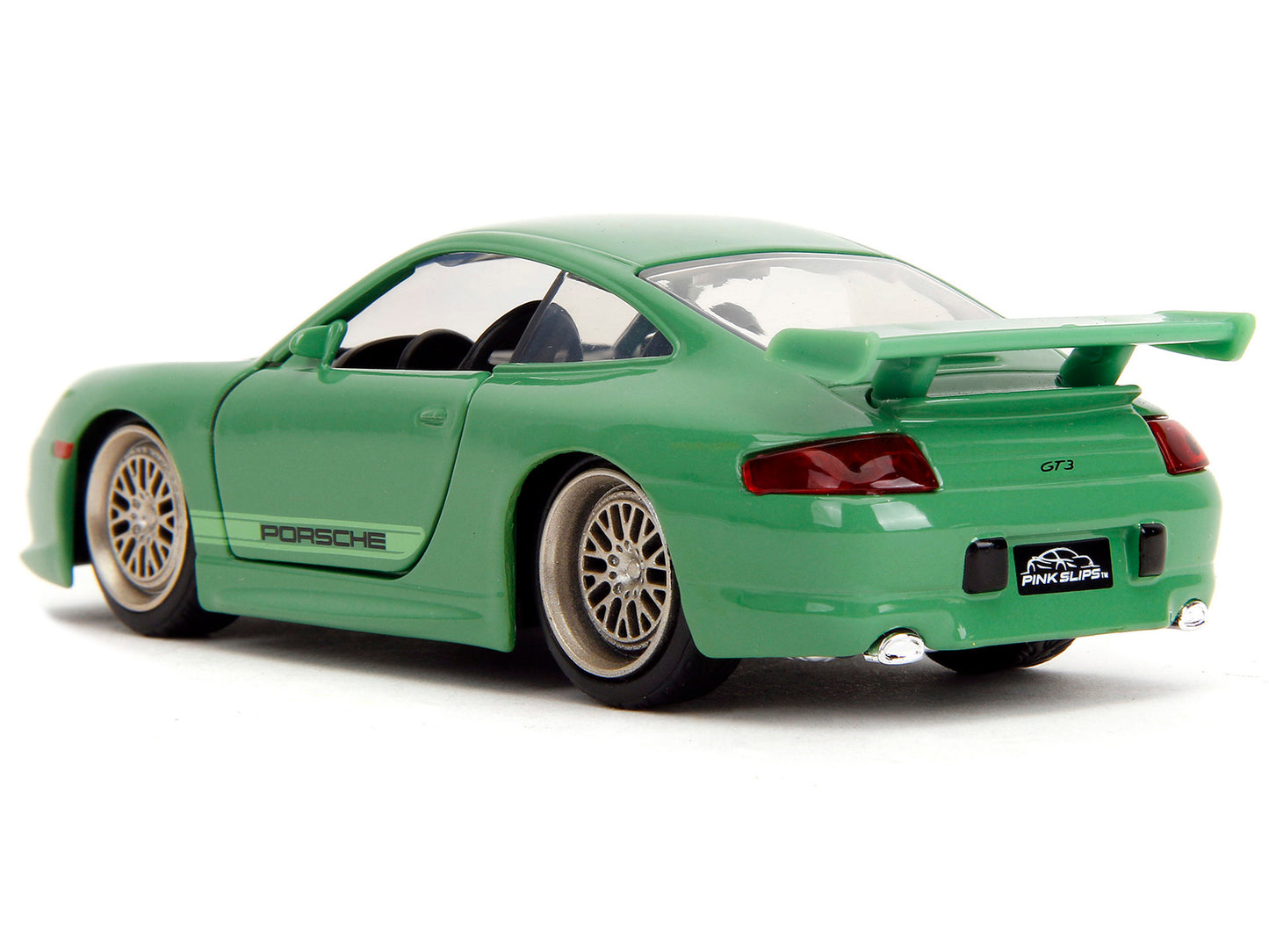 Porsche 911 GT3 (996) Green "Pink Slips" Series 1/32 Diecast Model Car by Jada <h2>Porsche Jada</h2> <p>High-quality perfect for collectors and enthusiasts. Features detailed interior exterior craftsm