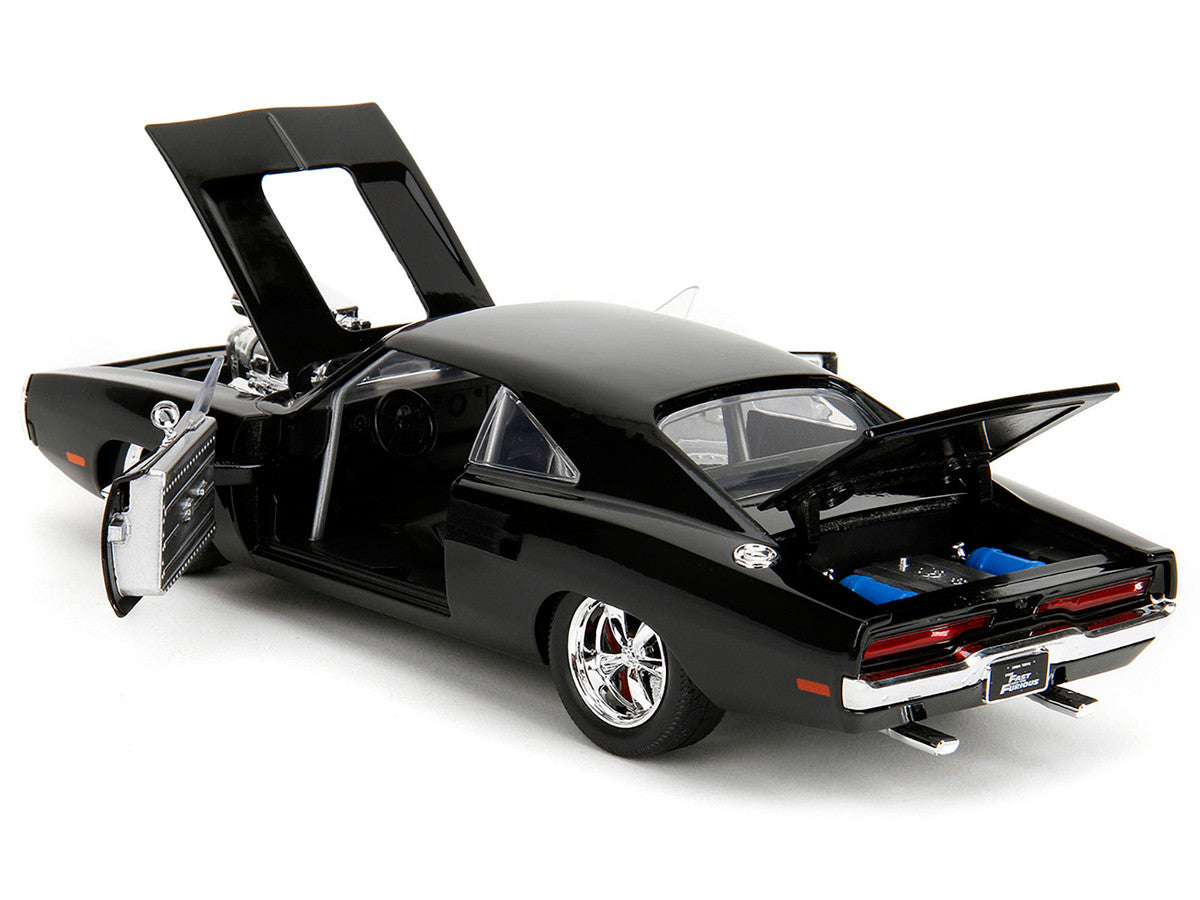 1970 Dodge Charger Black Race Interior (2001) 1/24 Diecast Model Car - Jada