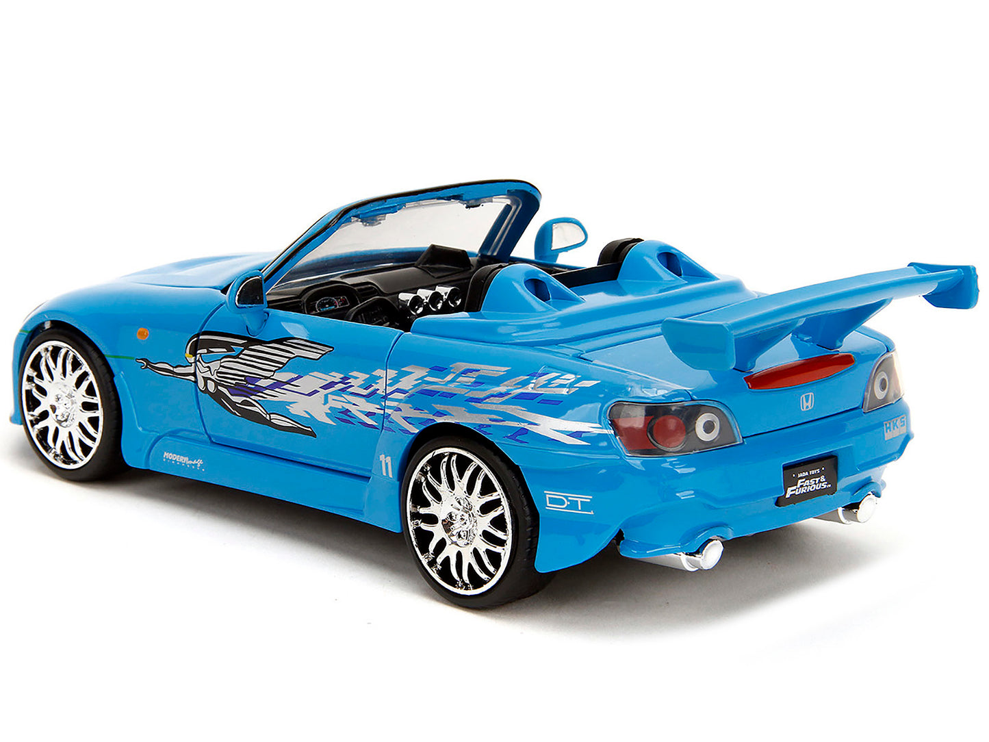 2001 Honda S2000 Convertible Blue with Graphics "Fast & Furious Remix" Series 1/24 Diecast Model Car by Jada <h2>2001 Jada</h2> <p>High-quality perfect for collectors and enthusiasts. Features detaile