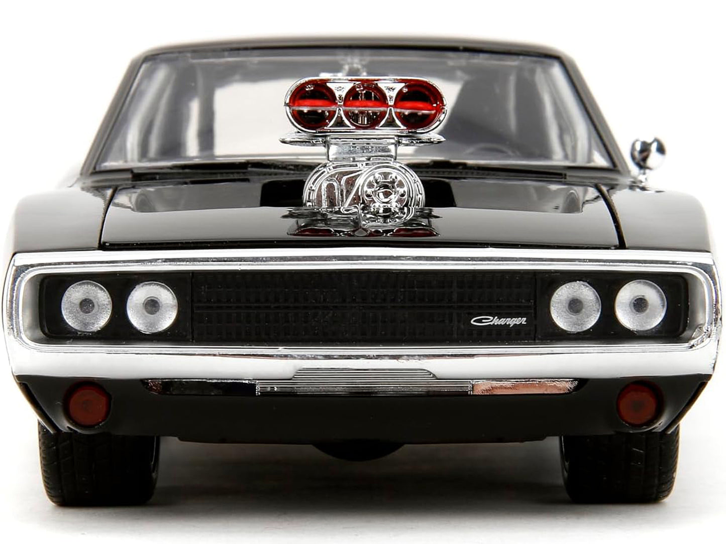 Dodge Charger R/T Black with Dom Diecast Figure "Fast & Furious" (2009) Movie "Hollywood Rides" Series 1/24 Model Car by Jada <h2>Dodge Jada</h2> <p>High-quality perfect for collectors and enthusiasts