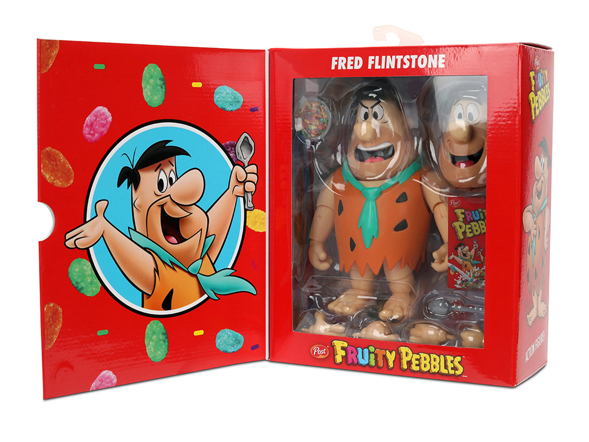 Fred Flintstone 6 Flintstones - Post Fruity Pebbles" Scale Figure Set - Jada