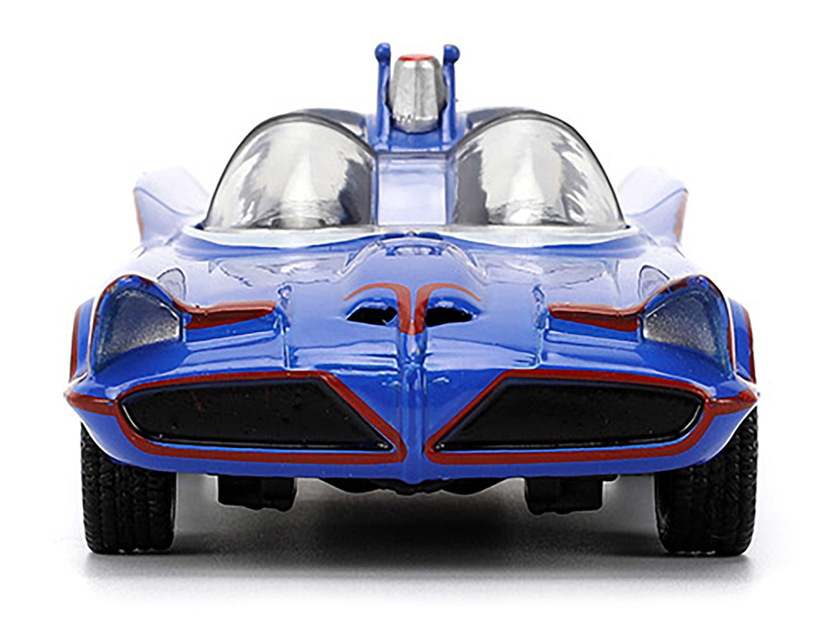 1966 Batmobile Blue (1966-1968) Classic TV 1/32 Diecast Model Car - Jada