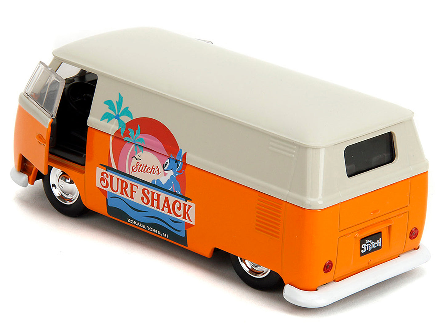 1961 Volkswagen Bus "Stitch's Surf Shack" Orange and Gray "Disney's Stitch" "Hollywood Rides" Series 1/32 Diecast Model Car by Jada <h2>1961 Jada</h2> <p>High-quality perfect for collectors enthusiast