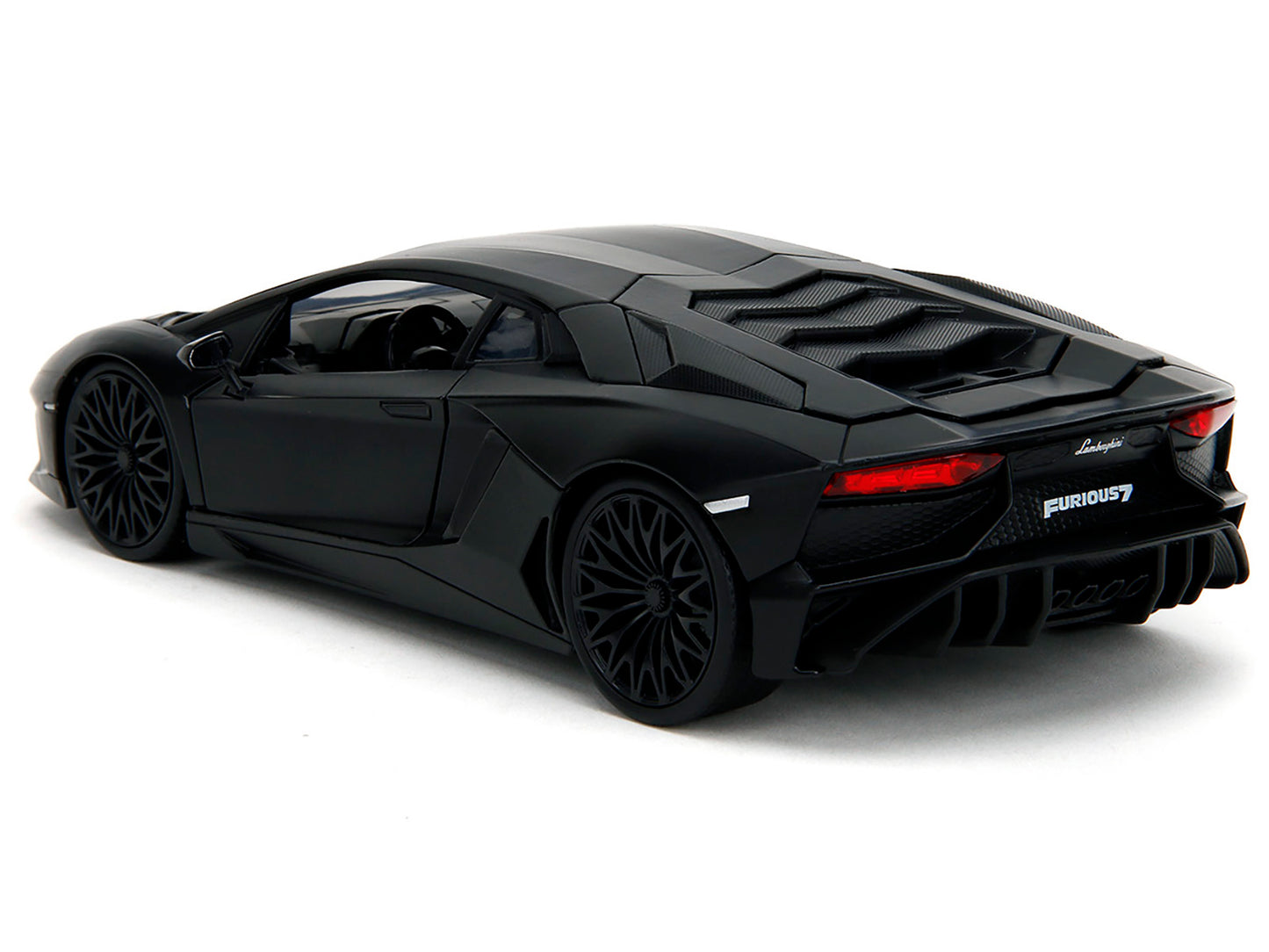 Shaw's Lamborghini Aventador Matt Black "Furious 7" (2015) Movie "Fast & Furious" Series 1/24 Diecast Model Car by Jada <h2>Shaw's Jada</h2> <p>High-quality perfect for collectors and enthusiasts. Fea