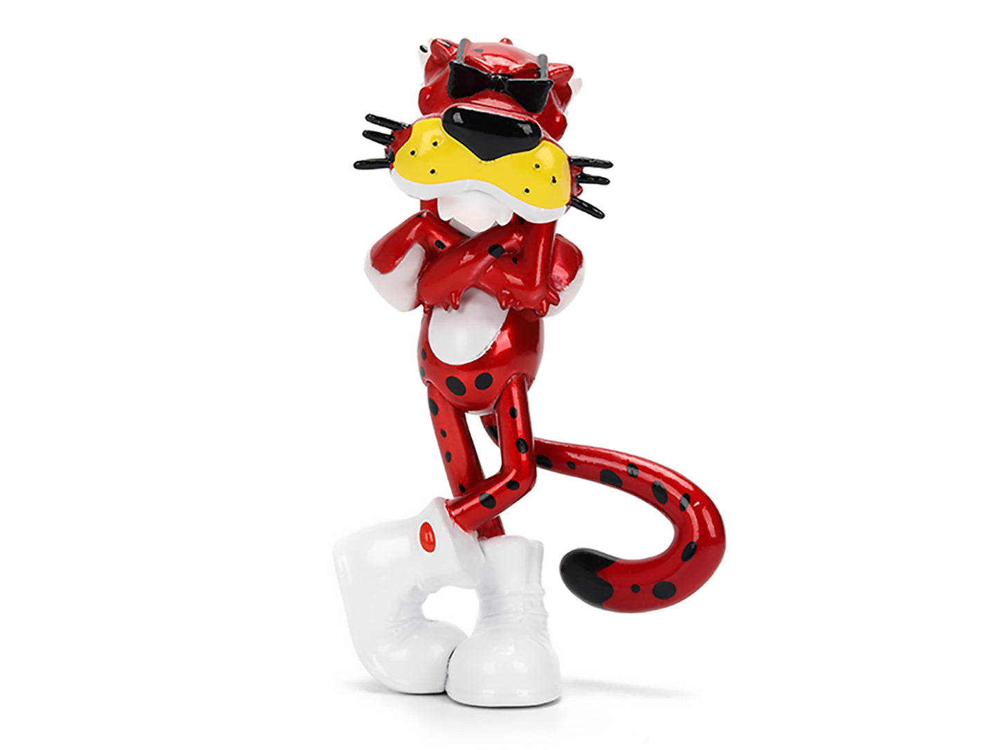 1989 Ford Mustang GT Black with Red Flame Graphics and Chester Cheetah Diecast Figure "Cheetos Flamin' Hot" "Hollywood Rides" Series 1/24 Model Car by Jada <h2>1989 Jada</h2> <p>High-quality perfect f