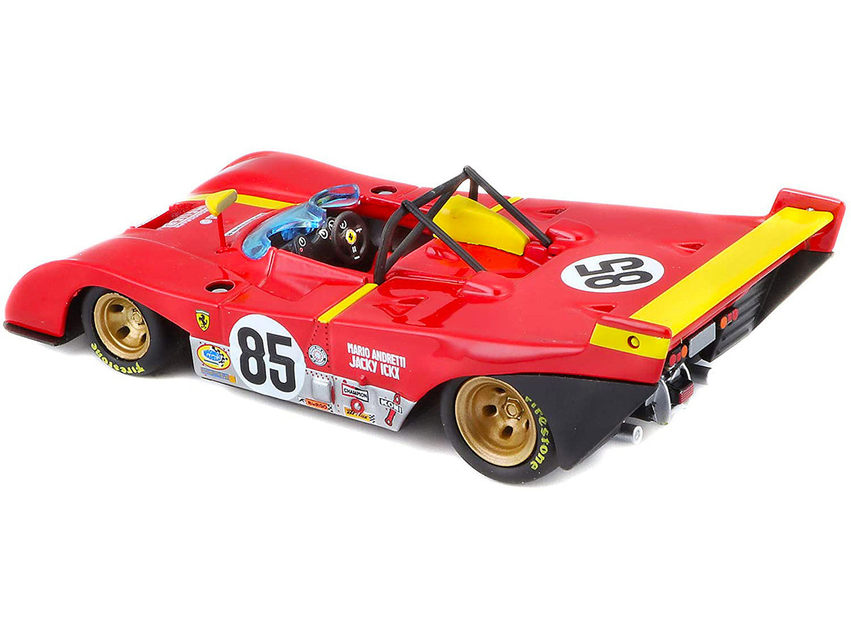 Ferrari 312P #85 Jacky Ickx - Mario Andretti 1/43 Diecast Model Car - Bburago