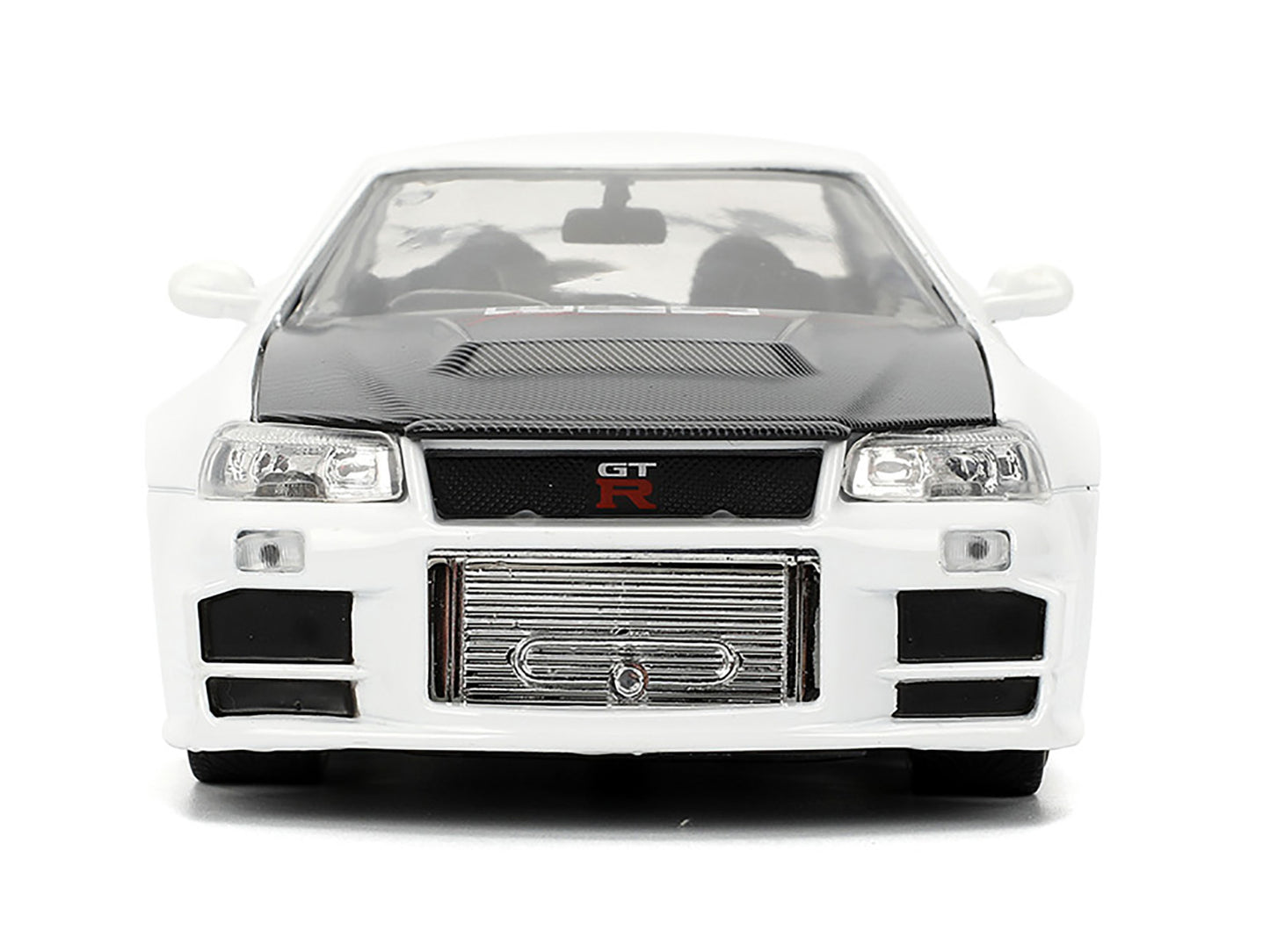 2002 Nissan Skyline GT-R (R34) RHD (Right Hand Drive) "HKS Power" White with Carbon Hood and Graphics "JDM Tuners" Series 1/24 Diecast Model Car by Jada <h2>2002 Jada</h2> <p>High-quality perfect for